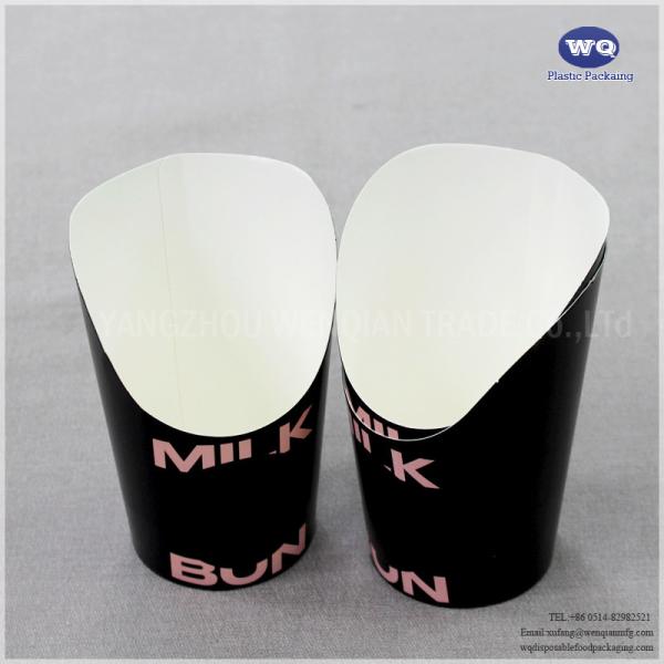 Custom Printed Paper Potato Fries Paper Box Disposable,Take-Out Portable Paper Popcorn Boxes Custom Printed Food Cups