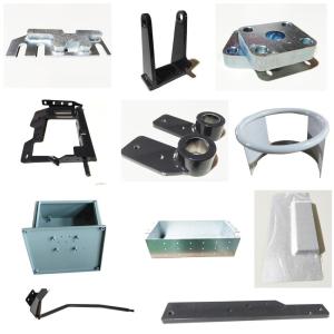 Saupoudrez Q235 enduit Q345B a galvanisé les pièces de usinage de tôle