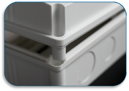 пути коробки 2 80*160*45mm коробка приложения PVC MCB пластикового MCB крытая