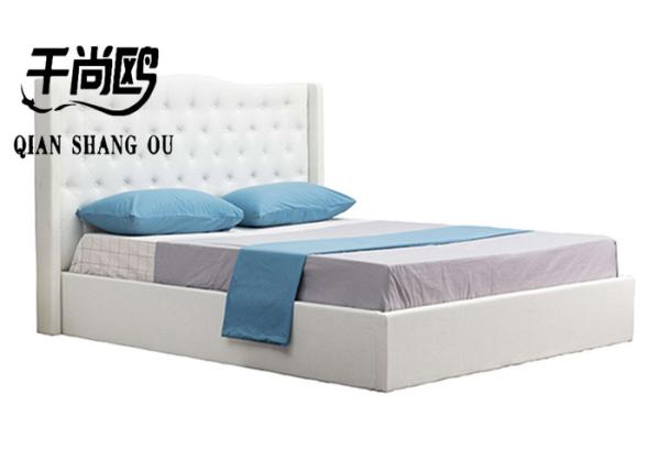 Bedroom Upholstered Storage Platform Bed 2m X 2m 153 X 203 Cm With Mosquito Net