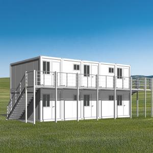 Detachable Container House with Strong Steel Structure Rock Wool Sandwich Panel