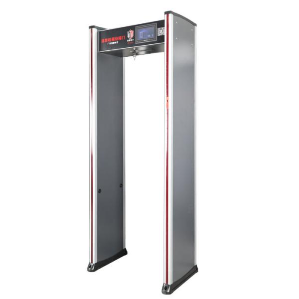 Прогулка обнаружения стороны через ультракрасные термометр/прогулку через блок развертки лихорадки