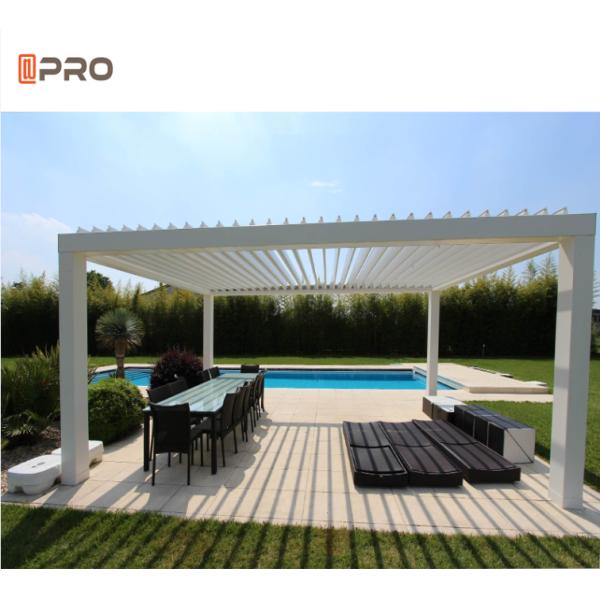 Waterproof Louver Modern Aluminum Pergola Bioclimatic Outdoor Gazebo