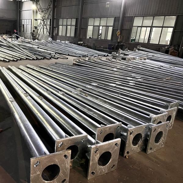 18m 25m 30m Factory direct sales galvanized Street Light Pole flood light pole football led light stadium lighting pole
