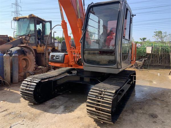 10 máquina escavadora de Hitachi EX100 da mão de Ton Used Japan Excavator Second