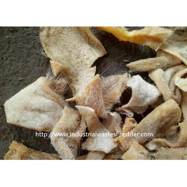 Animal Fur Cutting Machine Pig Skin Sheepskin Fur Shredder Crusher Customizable