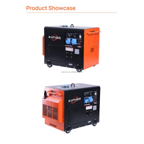 3kW 5kw 8kW 15kw Air Cooler 220V/380V Diesel Alternator 10kva 20kva Super Silent Portable Generator for Mine Outdoor