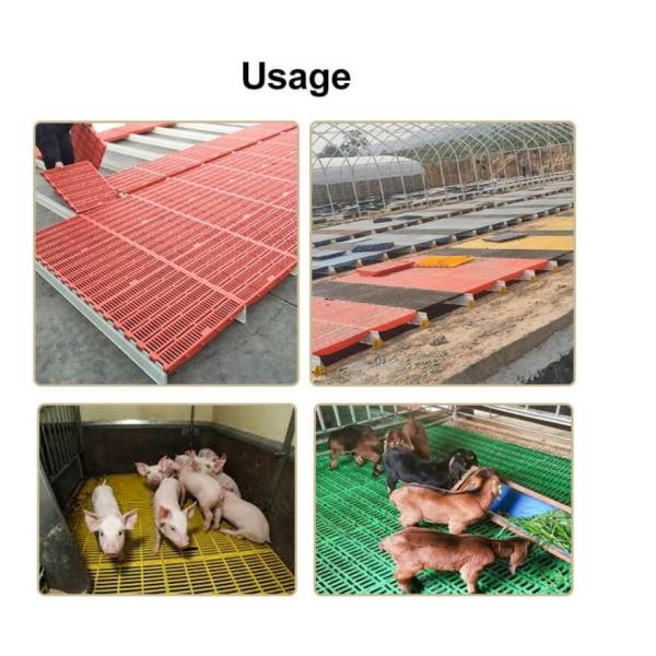 Поголовье пола 600x700mm PP предкрылка птицы козы 300kgs пластиковое