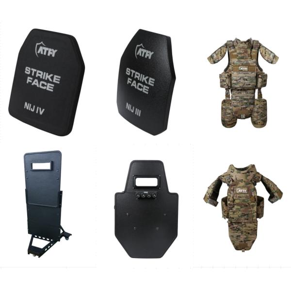 Military Police Protective Equipment Insert Protective Secutiry PE Bulletproof Plates NIJ III/IV
