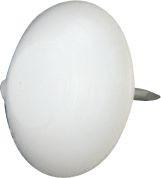 26mm Table Leg Glides , Plastic Furniture Glides White Color Embryonic Form