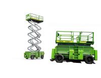 o diesel do terreno áspero de 18m 59ft Scissor o elevador para Maintanence exterior
