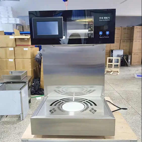 Customized Dessert Bingsu Shaved Snow Ice Machine Snow Flake Cream Bingsu Machine