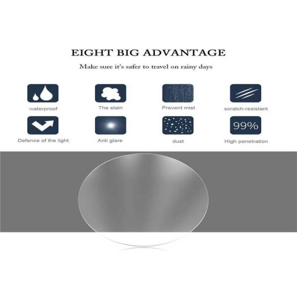 2PCS In One Anti Rain Fog Film For Car Rear View Mirror Clear Waterproof Screen Protector