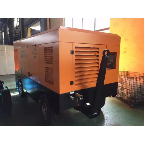 Diesel Engine Portable Screw Air Compressor 750 CFM 20 Bar