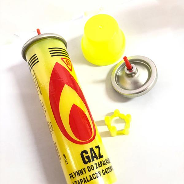O padrão durável vai reenchimento exterior do isqueiro de gás do butano 80 Ml