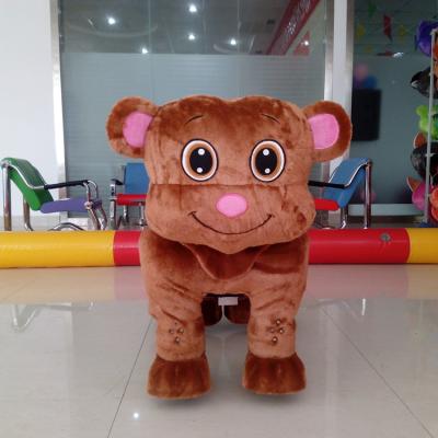 Explosion models cartoon toy car / four charging plush car / animal mixed batch of electri