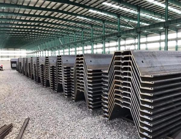 High Strength U Profile Steel Sheet Piles Materials Can Be Recycled And Reused