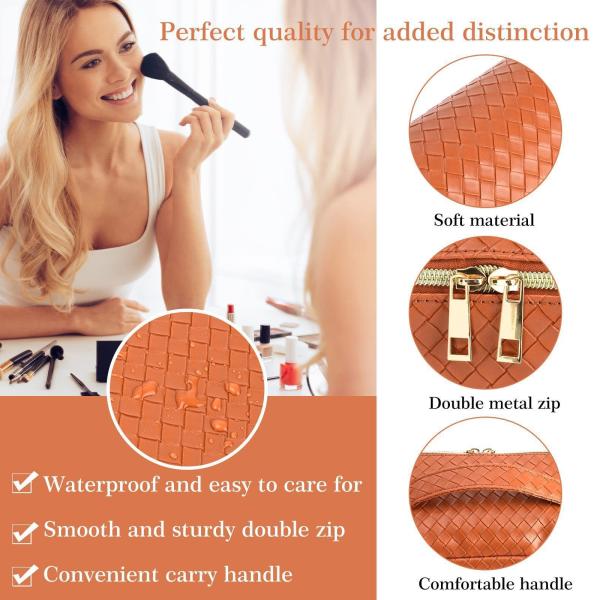 Сумки Tote PU моды кожаные косметические