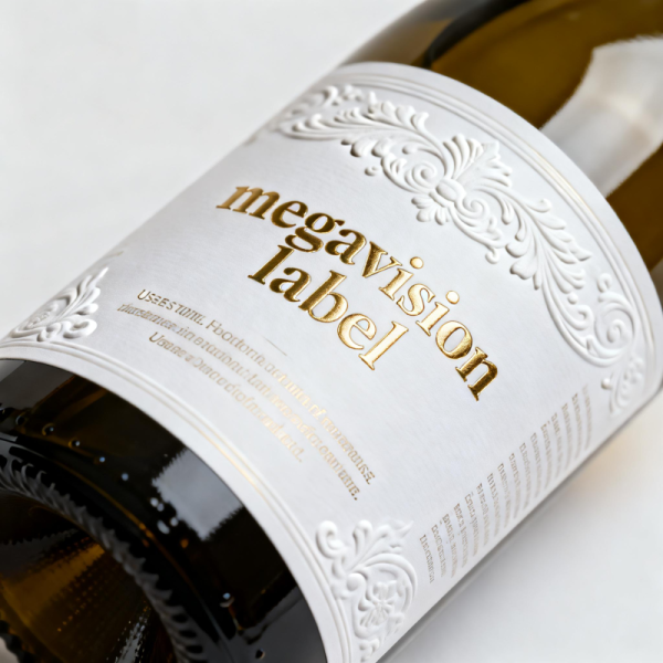 Champagne Vodka Gin Spirits Roll Labels Luxury Upscale Low Minimum Order Fast Shipping Gold Foil Raised UV Private Label