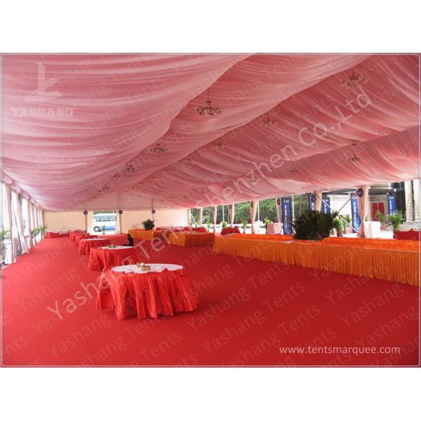 Polygon Transparent Glass Wall wedding canopy tent high peak Aluminum Frame