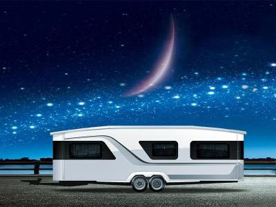 Interior Trim Guest Sleeping Area Separation Luxury Camping Trailer Fully Equipped RV