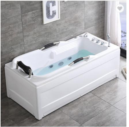 Moderno Branco 2 Pessoas Independentes Whirlpool Acrílico Com Painel Massagem de almofada