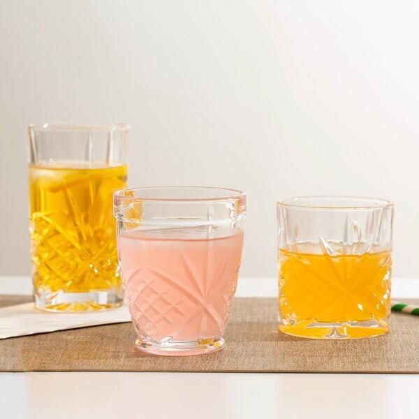 Whisky Old Fashioned Glass Tumblers 11 Ounce Crystal Lowball Glasses Lead Free