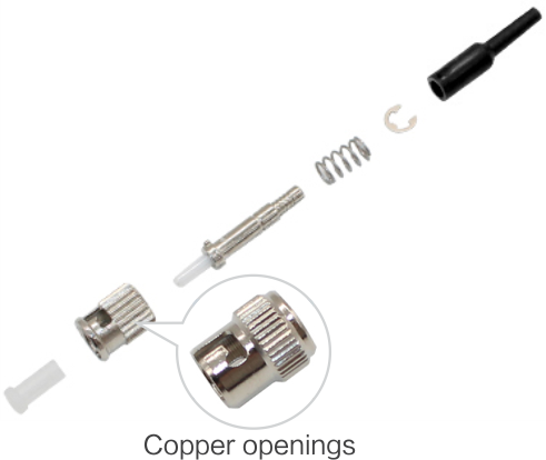 ST Series Fiber Optic Connector with Ceramic Ferrule and Pre-polished Design for Reliable Performance