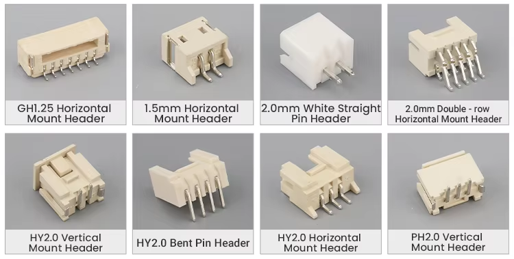 Taped PA/PAE 2.0MM Pitch Horizontal SMT2P-16P LED Lighting Board End Connector