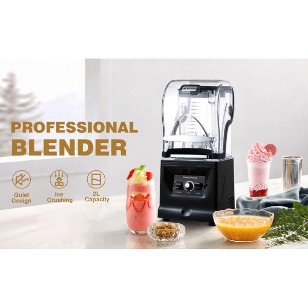 Low Noise High Speed Commercial Blender for Coffee Shop 9840 Strong Pure Copper Motor