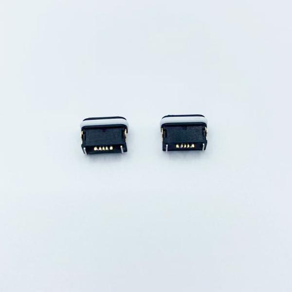 Micro USB 5P Female B Type DIP Connector Waterproof IP67 Level