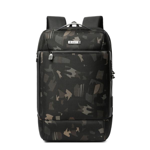 Anti Thief Business Laptop Backpack Large Capacity Nylon 15.6inch