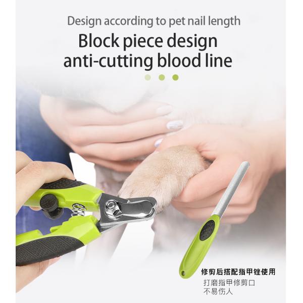 Herramientas sostenibles para cortar uñas para perros Cortadoras de uñas para perros para mascotas verdes