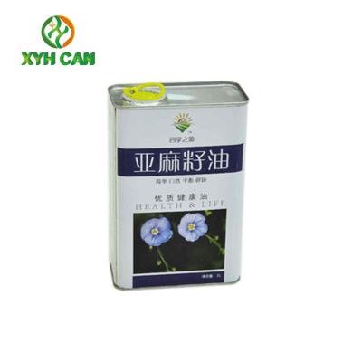 Serviço personalizado metal do Oem do projeto do quadrado de Olive Oil Tin Can Tinplate
