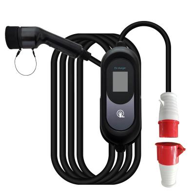 IP67 22kw 3 Phase Smart Portable EV Charging Station For Tesla