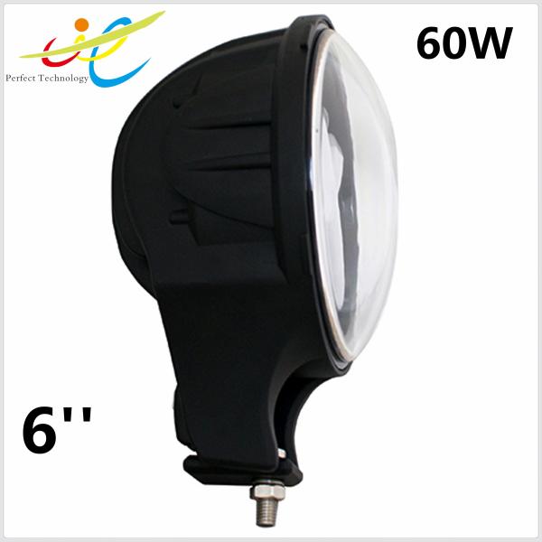 2018 New 6inch 60W Jeep headlight LED driving headlight DV 12V 24V waterproof IP68 with DRL