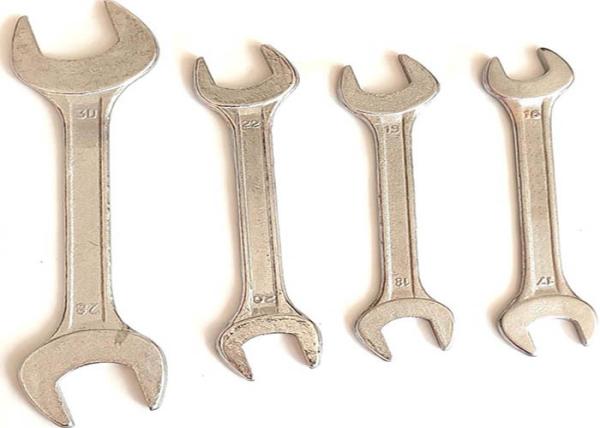 Customized Mirror Polishing Double Open End Spanner For Combination Repair