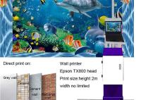 impressora vertical da parede 3D de 1920X1080 120W 30sqm/h CMYK