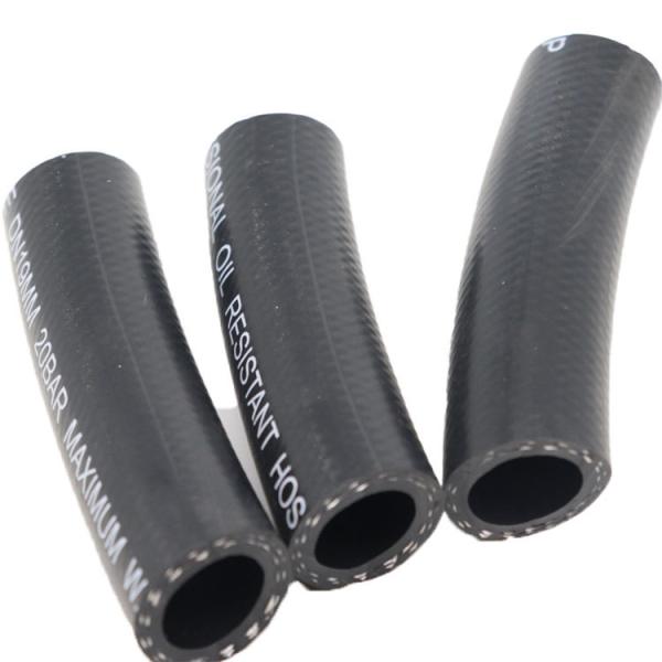 High Pulse Black Rubber Water Hose FC500 , Passing Water 6mm ID Rubber Hose