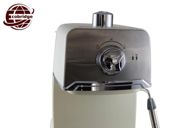 Domestic Automatic Espresso Machine , Stainless Steel Milk Frother Home Espresso Maker