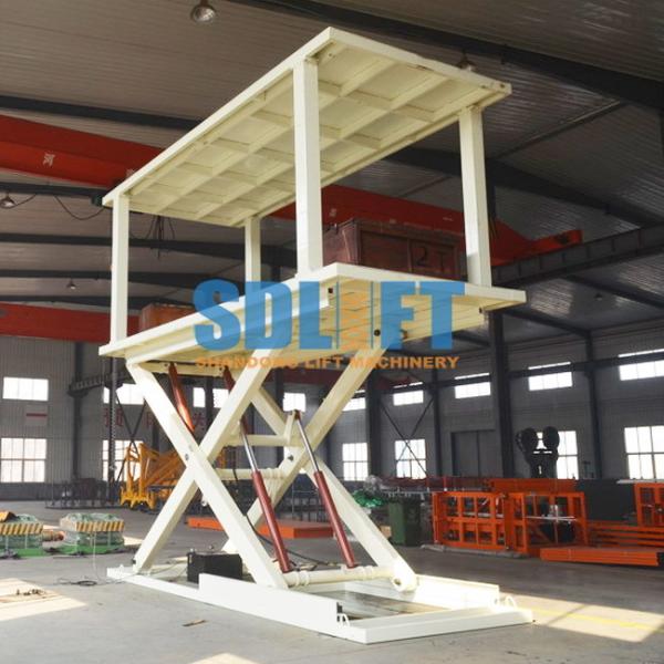 Double Deck 3000kg Car Storage Lifts Stackable Car Parking System