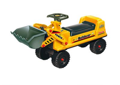 Pretend Play Ride On Trucks For Toddlers , Plastic Bulldozer Sliding Car