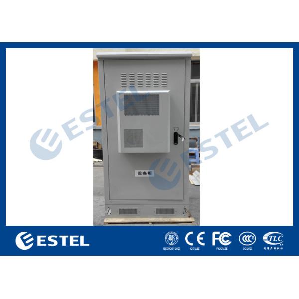 Waterproof Outdoor Telecom Cabinets , Outdoor Equipment Cabinet With Air Conditioner