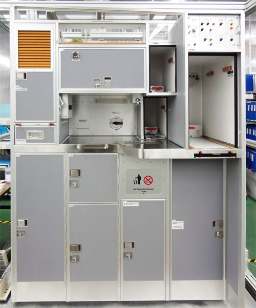 High Density 5.7 Lbs/Ft3 Aluminium Honeycomb Panels aerospace for Aircraft Interiors