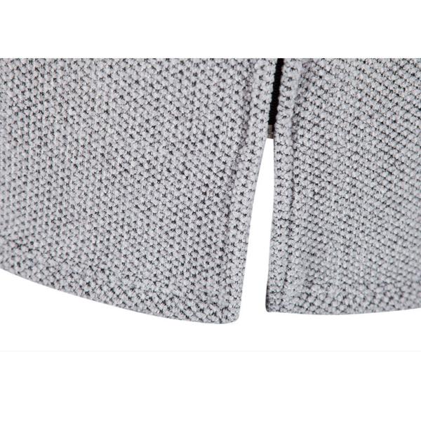 Upgrade Your Wardrobe Men's Chenille Print Cardigan Sweater Coat for Autumn and Winter