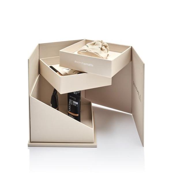 350g C1S Recycled Paper Gift Box Perfume Bottle Packaging UV Coating