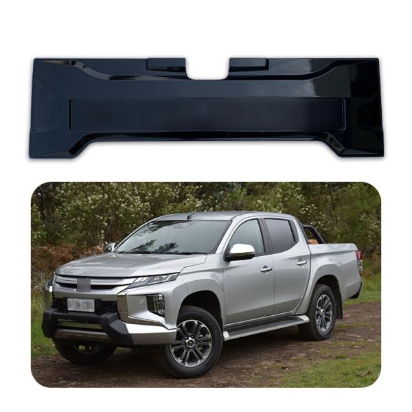 Matt Black Tail Light Tailgate Garnish Cover for Mitsubishi Triton L200 19-20