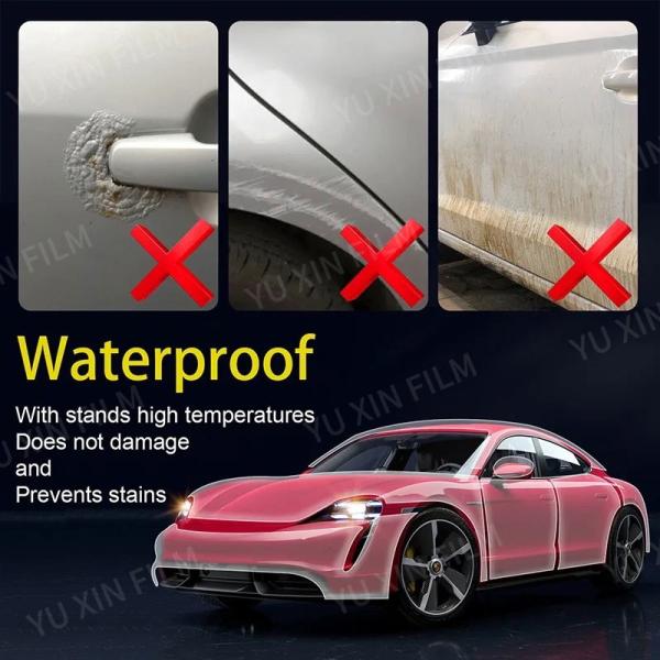 Self Adhesive TPU Paint Protection Film 8mil Hydrophobic PPF Custom Logo Wholesale