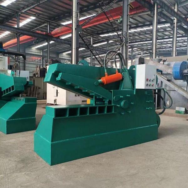 20 Kw Power Hydraulic Mobile Scrap Steel Plates Round Steel Cutting Shearing Machine
