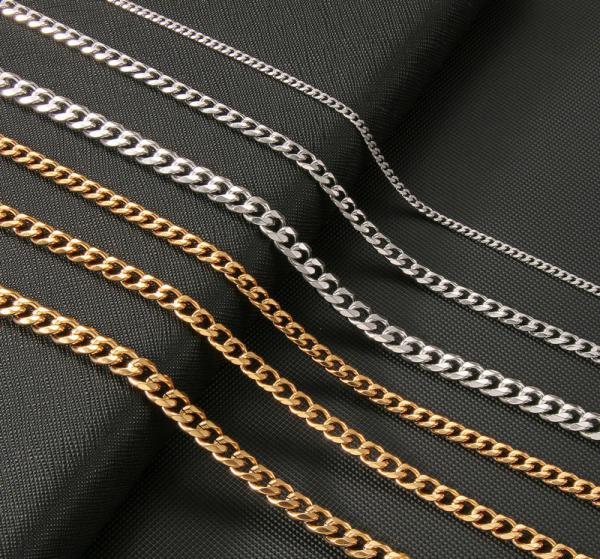 Premium Stainless Steel Cuban Chain - Six-Sided Grinding Finish